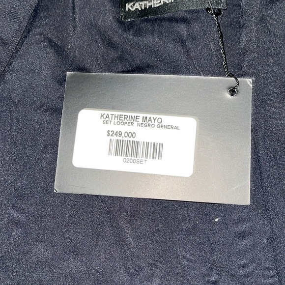 Katherine Mayo Black Long Sleeve Vest For Women Size Small - Picture 6 of 6